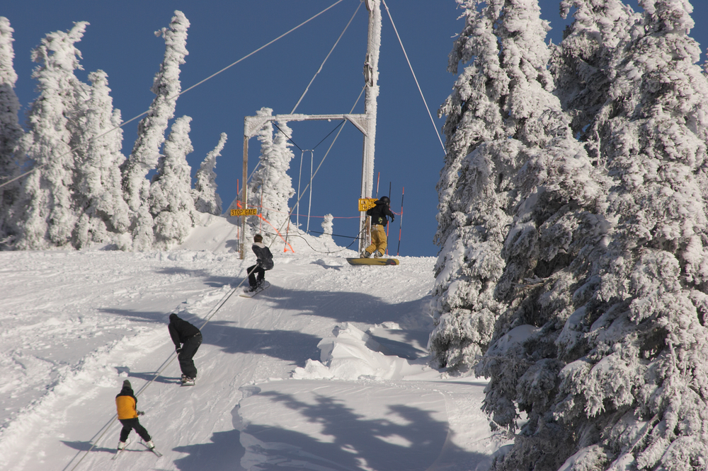 Tow Rope at Hurricane Ridge Ski Area in Olympic National Park